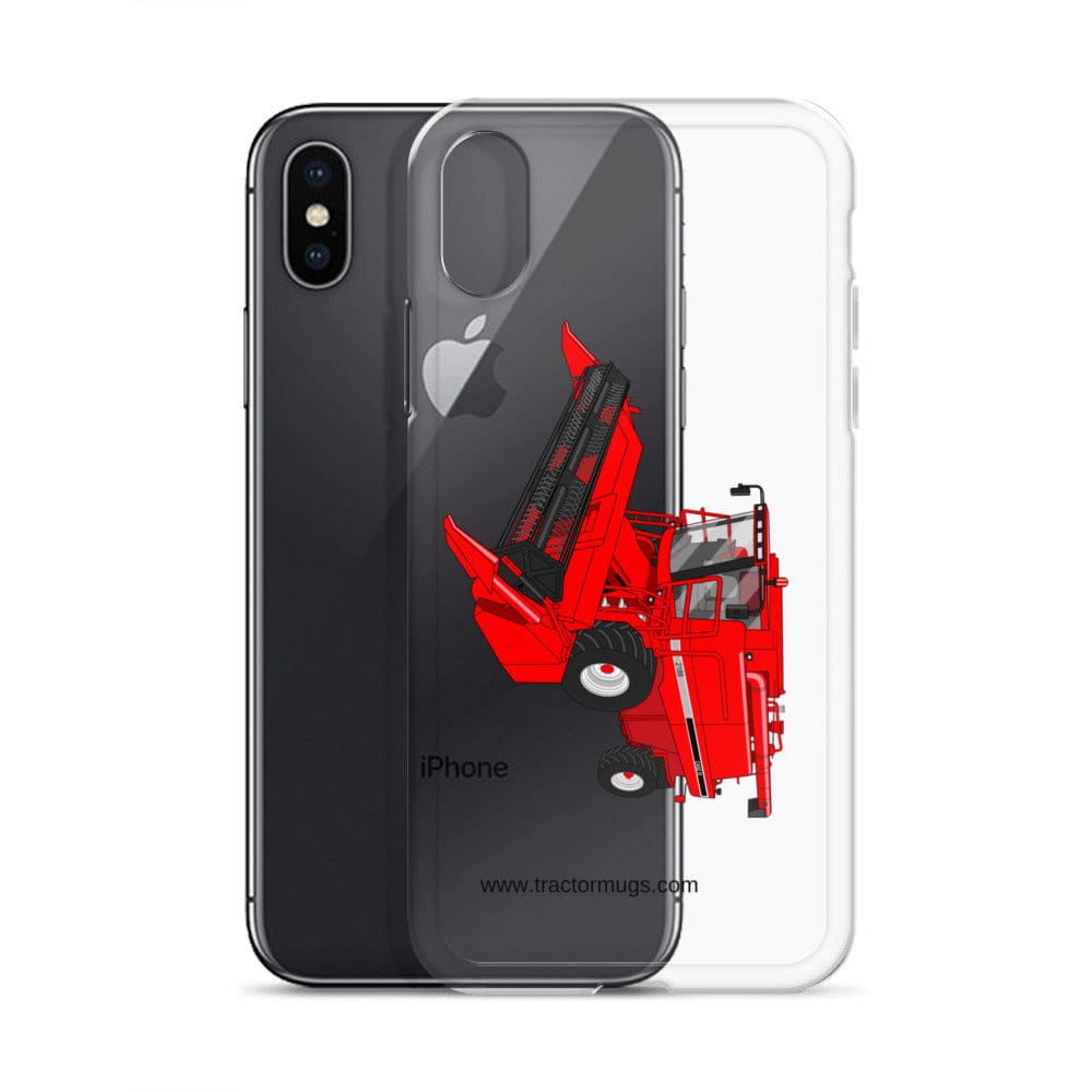 The Tractor Mugs Store Case IH Axial Flow 2188 Harvester | Clear Case for iPhone® Quality Farmers Merch