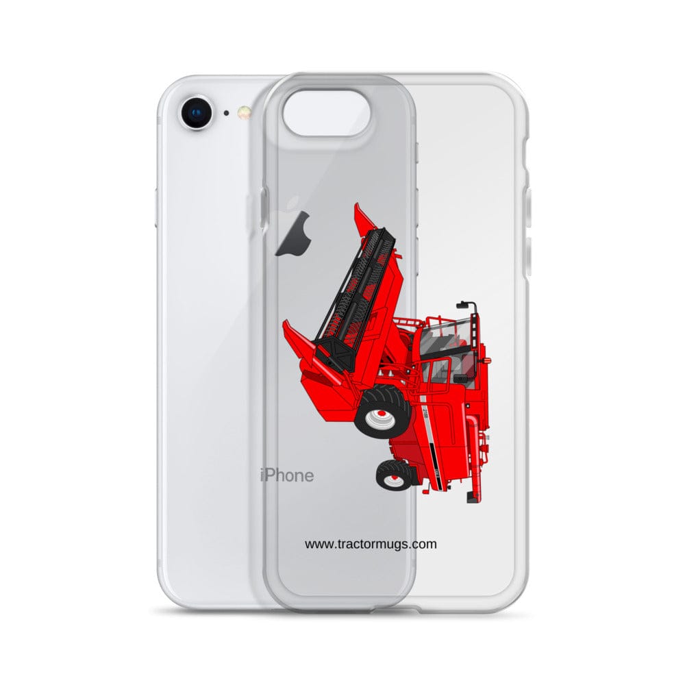 The Tractor Mugs Store Case IH Axial Flow 2188 Harvester | Clear Case for iPhone® Quality Farmers Merch