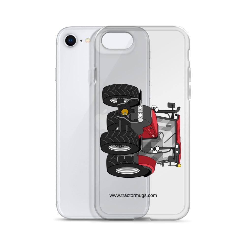 The Tractor Mugs Store Case IH Maxxum 145 | Clear Case for iPhone® Quality Farmers Merch