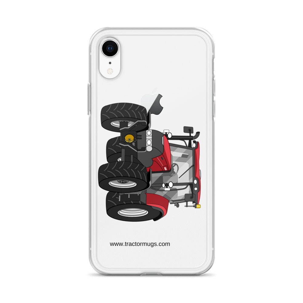 The Tractor Mugs Store Case IH Maxxum 145 | Clear Case for iPhone® Quality Farmers Merch