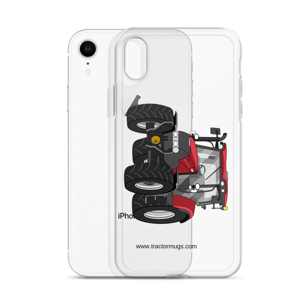 The Tractor Mugs Store Case IH Maxxum 145 | Clear Case for iPhone® Quality Farmers Merch