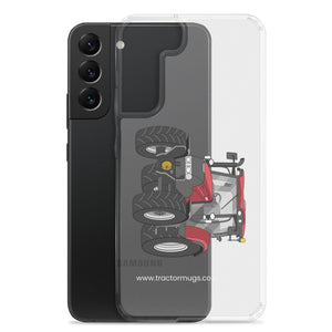The Tractor Mugs Store Case IH Maxxum 145 | Clear Case for Samsung® Quality Farmers Merch