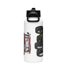 The Tractor Mugs Store Case IH Maxxum 145 | Stainless steel water bottle with a straw lid Quality Farmers Merch
