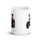 The Tractor Mugs Store Case IH Maxxum 145 | White glossy mug Quality Farmers Merch