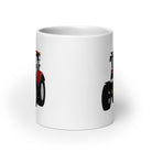 The Tractor Mugs Store Case IH Maxxum 145 | White glossy mug Quality Farmers Merch