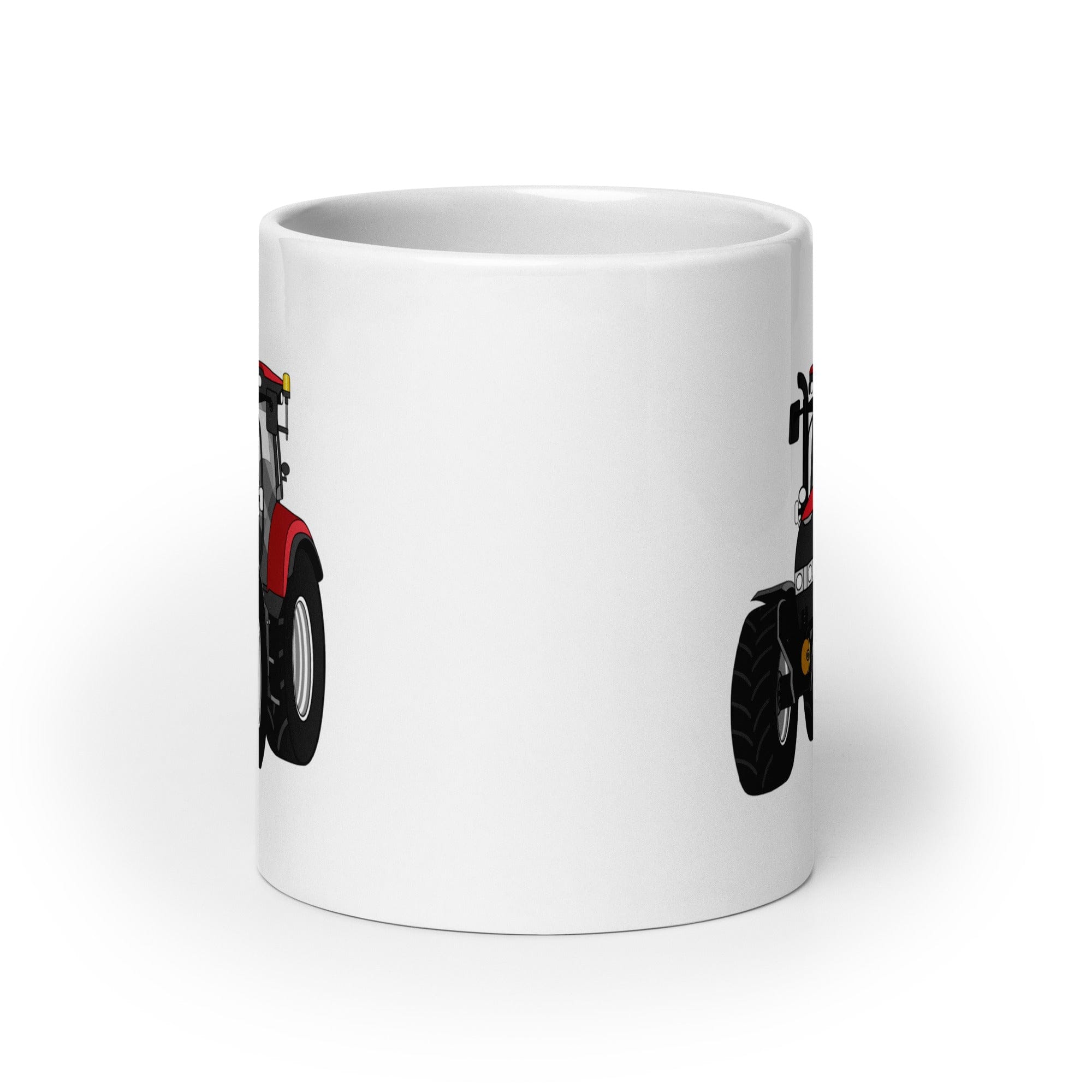 The Tractor Mugs Store Case IH Maxxum 145 | White glossy mug Quality Farmers Merch