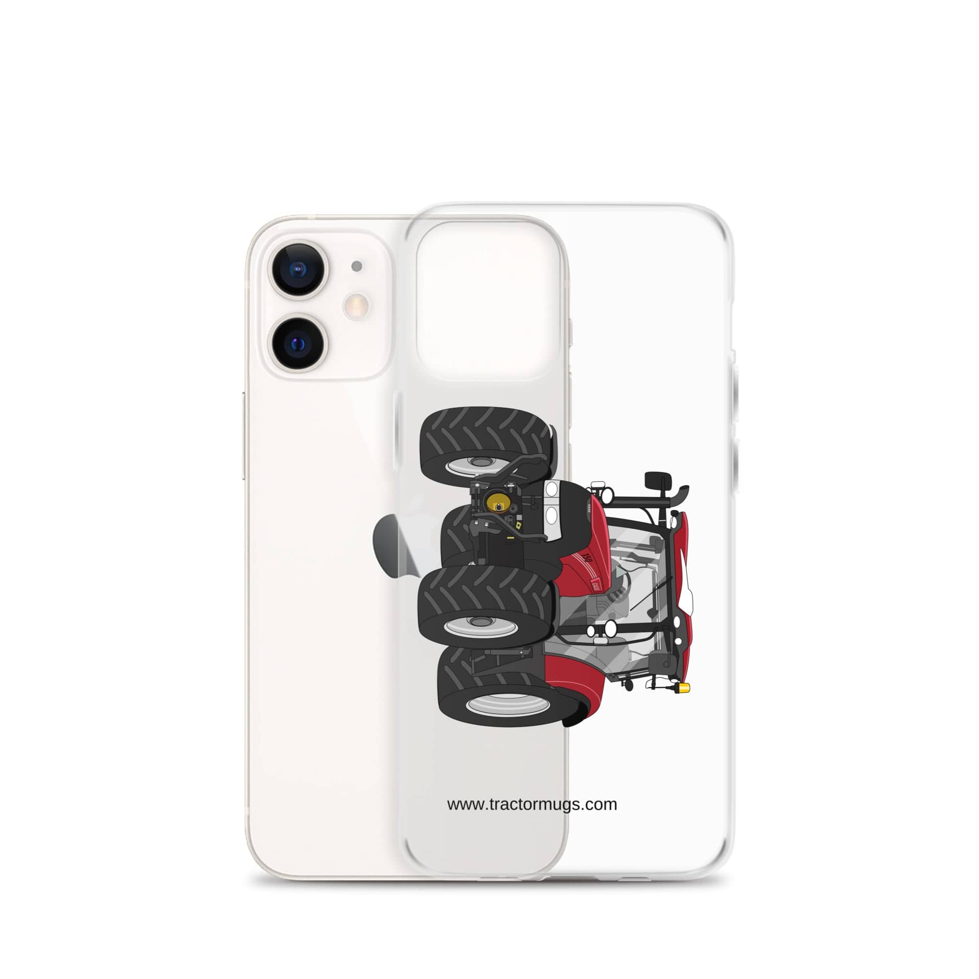 The Tractor Mugs Store Case IH Maxxum 150 Activedrive 8 | Clear Case for iPhone® Quality Farmers Merch