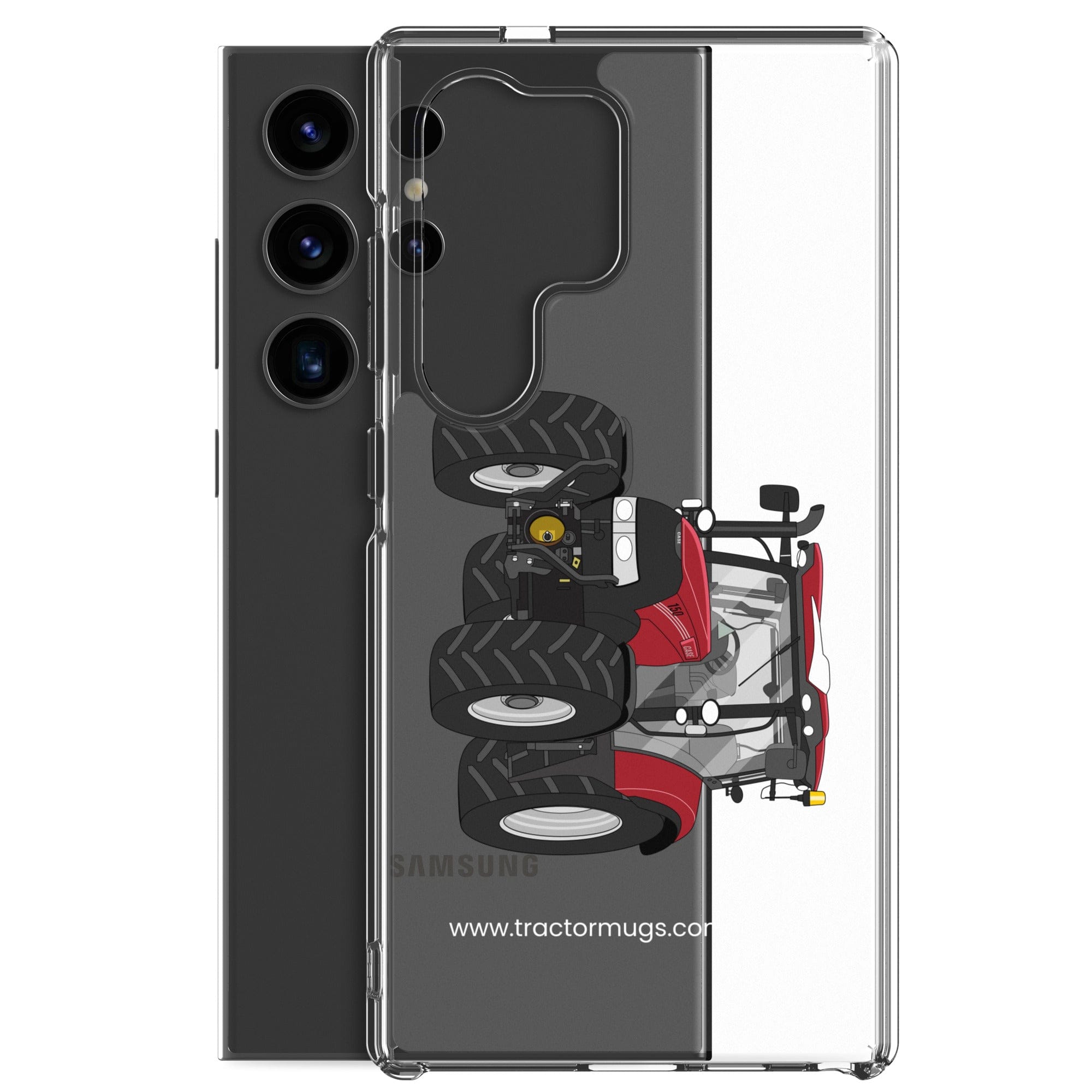 The Tractor Mugs Store Case IH Maxxum 150 Activedrive 8 | Clear Case for Samsung® Quality Farmers Merch