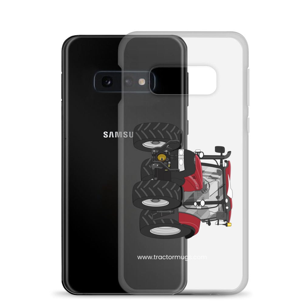 The Tractor Mugs Store Case IH Maxxum 150 Activedrive 8 | Clear Case for Samsung® Quality Farmers Merch