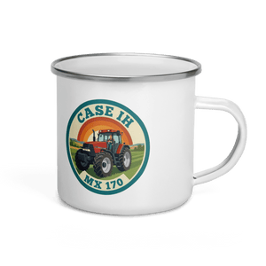 The Tractor Mugs Store Case IH MX 170 | Enamel Mug Quality Farmers Merch