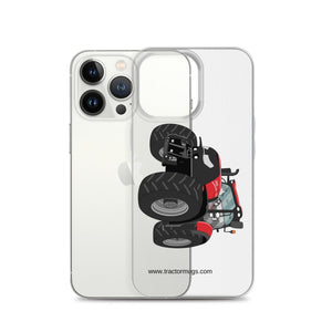 The Tractor Mugs Store Case IH Optum 300 CVX | Clear Case for iPhone® Quality Farmers Merch