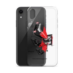 The Tractor Mugs Store Case IH Quadtrac 715 | Clear Case for iPhone® Quality Farmers Merch