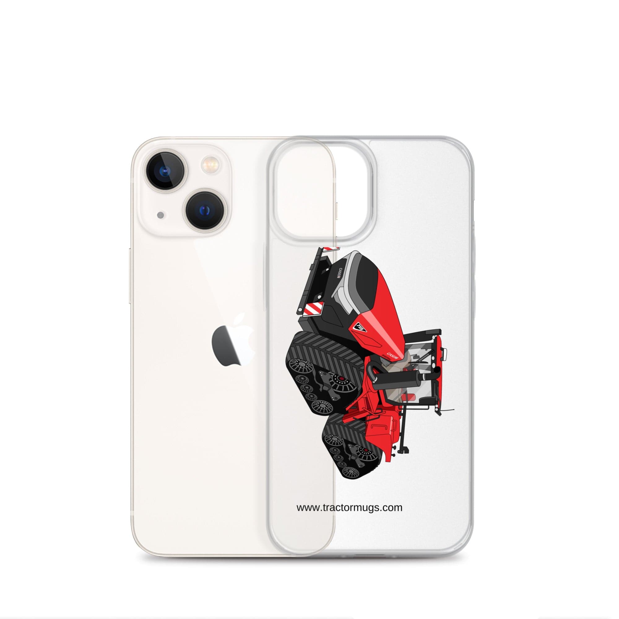 The Tractor Mugs Store Case IH Quadtrac 715 | Clear Case for iPhone® Quality Farmers Merch