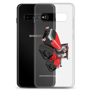 The Tractor Mugs Store Case IH Quadtrac 715 | Clear Case for Samsung® Quality Farmers Merch