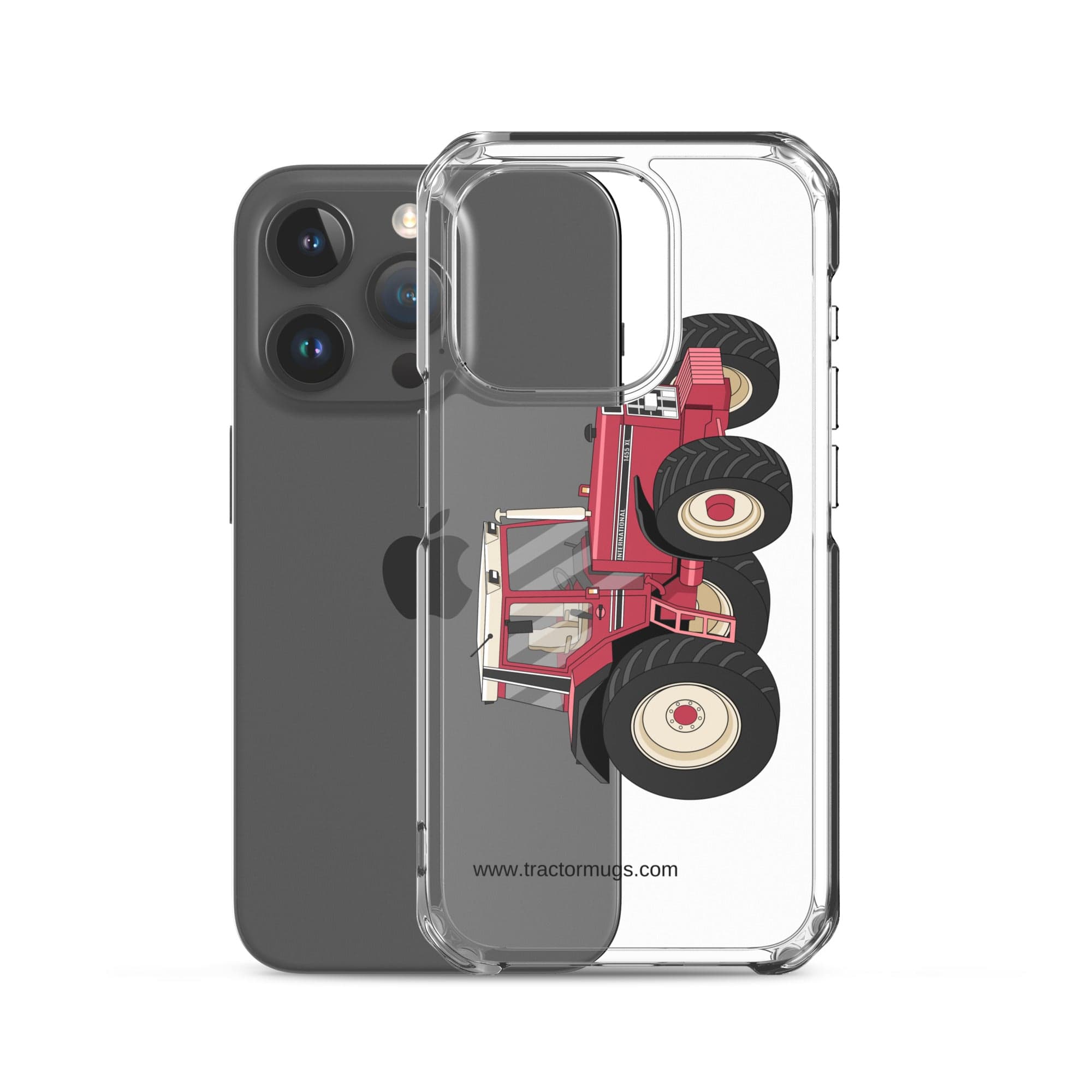 The Tractor Mugs Store Case International 1455 XL | Clear Case for iPhone® Quality Farmers Merch