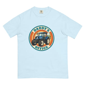 The Tractor Mugs Store Chambray New Holland T7.225 DADDY'S OFFICE Retro | Unisex Premium T-shirt Quality Farmers Merch