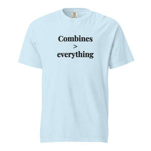The Tractor Mugs Store Chambray / S Combines > Everything | Unisex Premium T-shirt Quality Farmers Merch