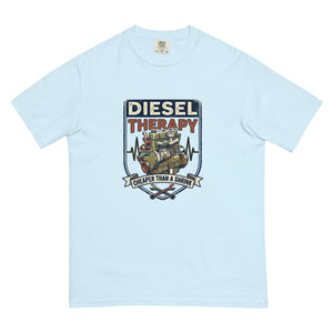The Tractor Mugs Store Chambray / S Diesel Therapy | Unisex Premium T-shirt Quality Farmers Merch