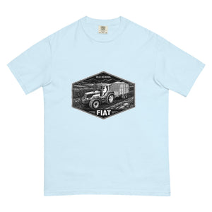 The Tractor Mugs Store Chambray / S FIATAGRI F140 OLD SCHOOL FIAT Moose | Unisex Premium T-shirt Quality Farmers Merch