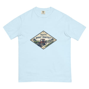 The Tractor Mugs Store Chambray / S FIATAGRI F140 TRAFFIC WHAT TRAFFIC? Heritage | Unisex Premium T-shirt Quality Farmers Merch