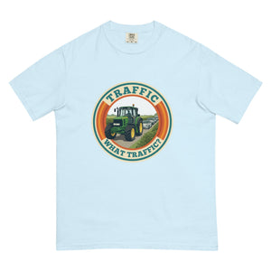 The Tractor Mugs Store Chambray / S John Deere 6930 TRAFFIC WHAT TRAFFIC? Retro | Unisex Premium T-shirt Quality Farmers Merch