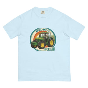 The Tractor Mugs Store Chambray / S John Deere 7810 DADDY'S OFFICE Retro | Unisex Premium T-shirt Quality Farmers Merch
