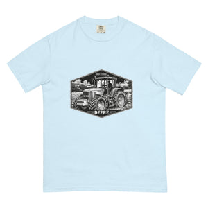 The Tractor Mugs Store Chambray / S John Deere 7810 OLD SCHOOL DEERE Moose | Unisex Premium T-shirt Quality Farmers Merch