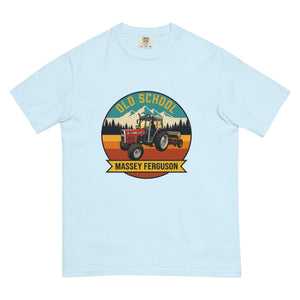 The Tractor Mugs Store Chambray / S Massey Ferguson 390T OLD SCHOOL MASSEY FERGUSON Outdoor | Unisex Premium T-shirt Quality Farmers Merch