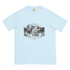 The Tractor Mugs Store Chambray / S New Holland TM 135 OLD SCHOOL NEW HOLLAND Moose | Unisex Premium T-shirt Quality Farmers Merch