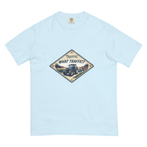 The Tractor Mugs Store Chambray / S New Holland TM 155 TRAFFIC WHAT TRAFFIC? Heritage | Unisex Premium T-shirt Quality Farmers Merch