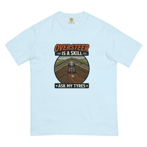 The Tractor Mugs Store Chambray / S Oversteer Is A Skill | Unisex Premium T-shirt Quality Farmers Merch