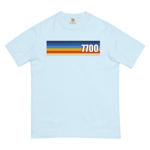 The Tractor Mugs Store Chambray / S Retro Stripes 7700 | Unisex Premium T-shirt Quality Farmers Merch