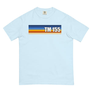 The Tractor Mugs Store Chambray / S Retro Stripes TM 155 | Unisex Premium T-shirt Quality Farmers Merch