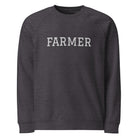 The Tractor Mugs Store Charcoal Melange / XS FARMER Unisex | Organic Raglan Sweatshirt Quality Farmers Merch