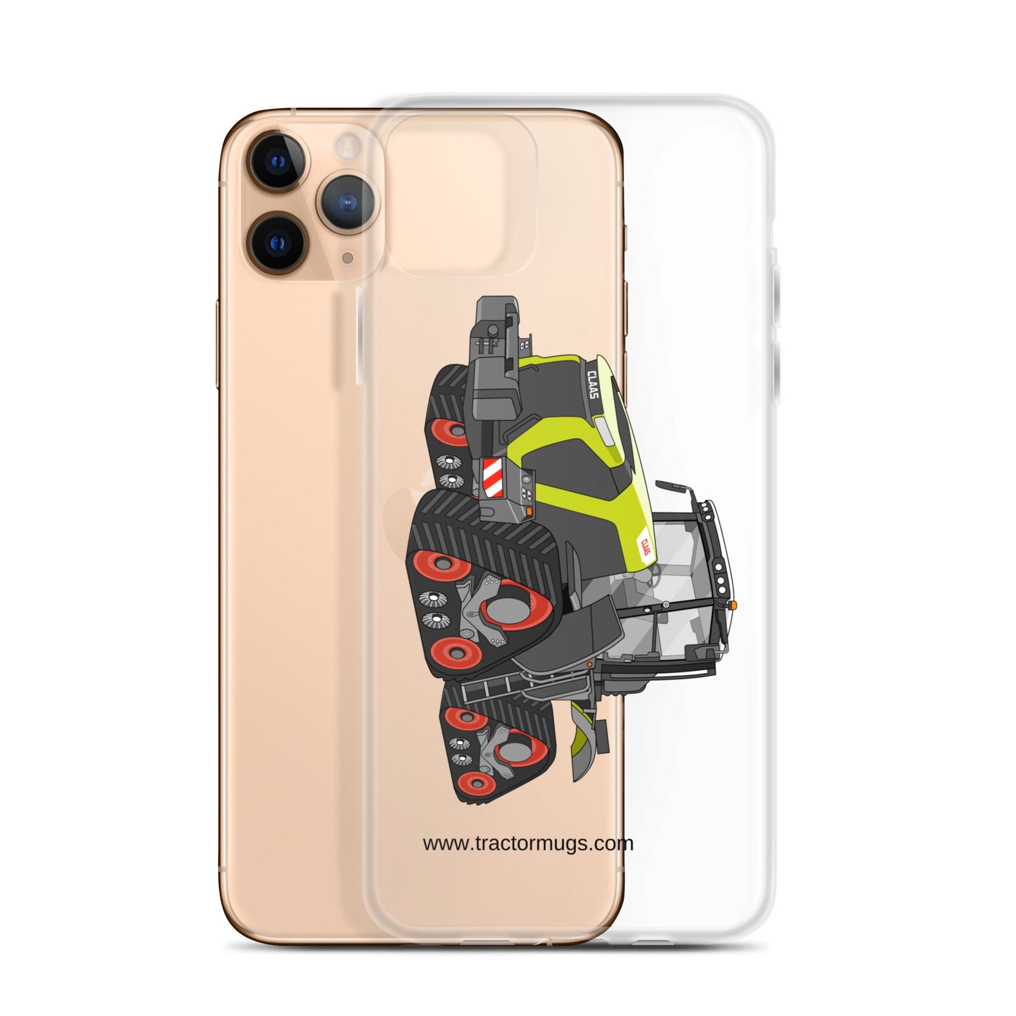 The Tractor Mugs Store Class Terion 12.650 Terra Trac | Clear Case for iPhone® Quality Farmers Merch