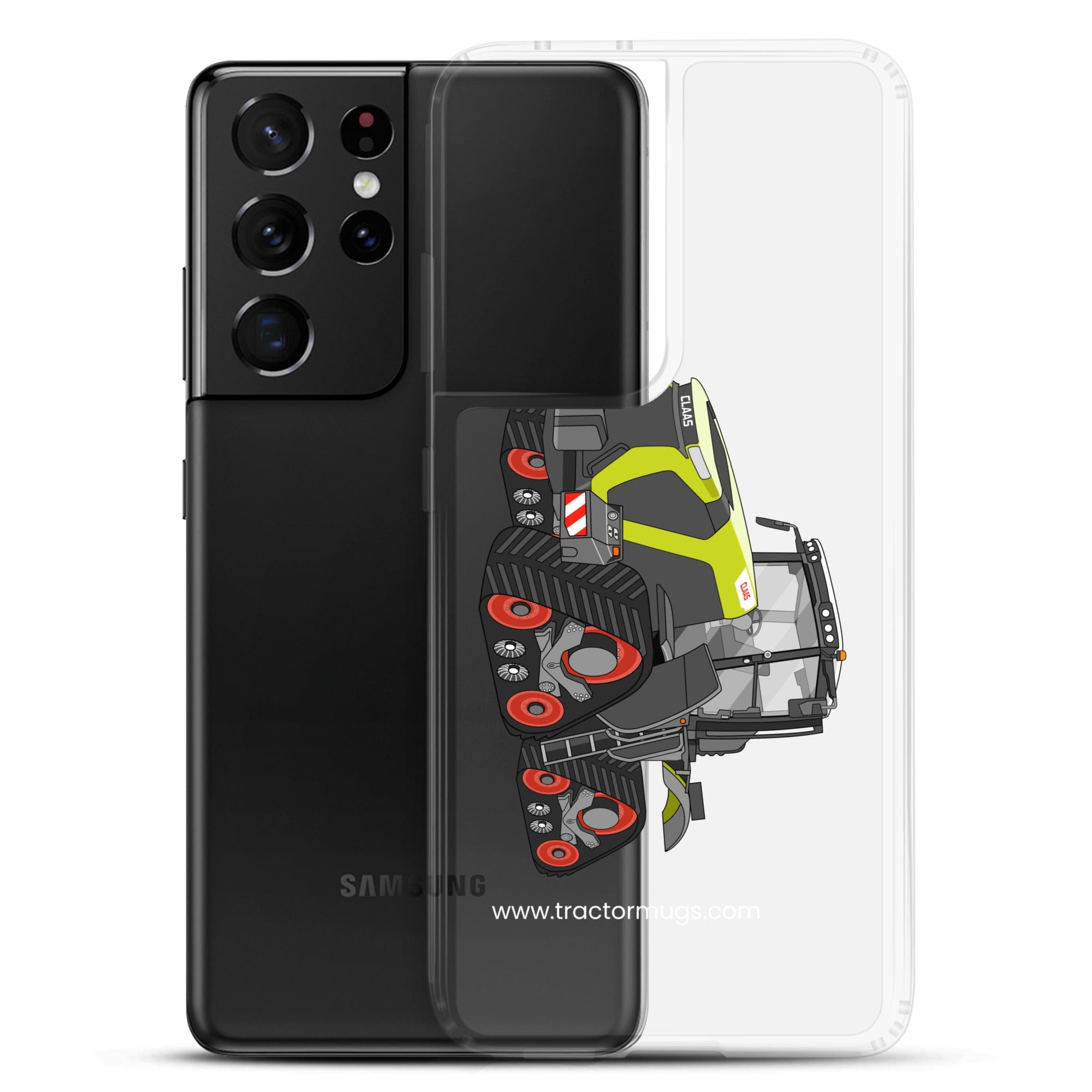 The Tractor Mugs Store Class Terion 12.650 Terra Trac | Clear Case for Samsung® Quality Farmers Merch