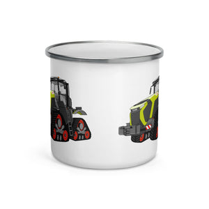 The Tractor Mugs Store Class Terion 12.650 Terra Trac | Enamel Mug Quality Farmers Merch