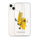 The Tractor Mugs Store Clayson 8060 Combine Harvester | Clear Case for iPhone® Quality Farmers Merch