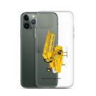 The Tractor Mugs Store Clayson 8060 Combine Harvester | Clear Case for iPhone® Quality Farmers Merch