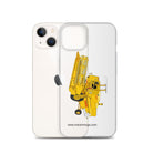 The Tractor Mugs Store Clayson 8060 Combine Harvester | Clear Case for iPhone® Quality Farmers Merch