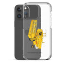 The Tractor Mugs Store Clayson 8060 Combine Harvester | Clear Case for iPhone® Quality Farmers Merch