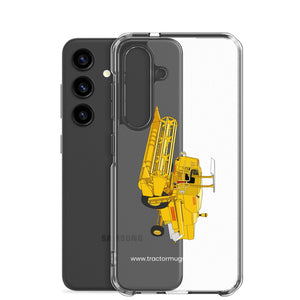 The Tractor Mugs Store Clayson 8060 Combine Harvester | Clear Case for Samsung® Quality Farmers Merch