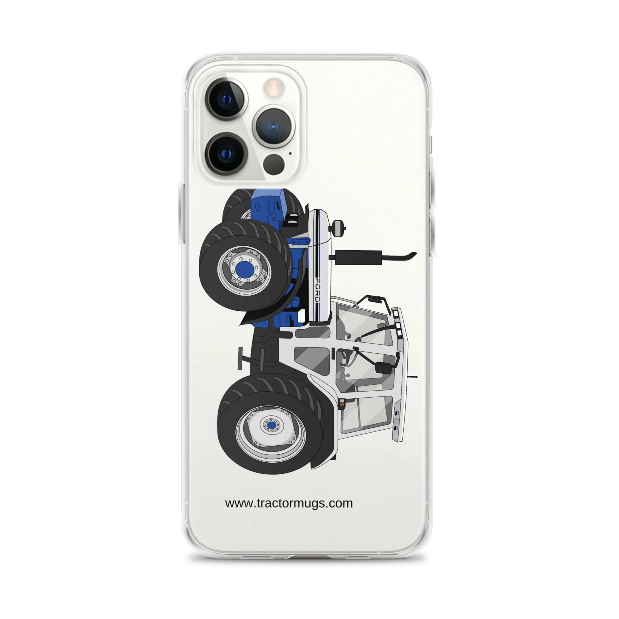 The Tractor Mugs Store Clear Case for iPhone® iPhone 12 Pro Max Jubilee Edition Silver Tractor | Clear Case for iPhone® Quality Farmers Merch