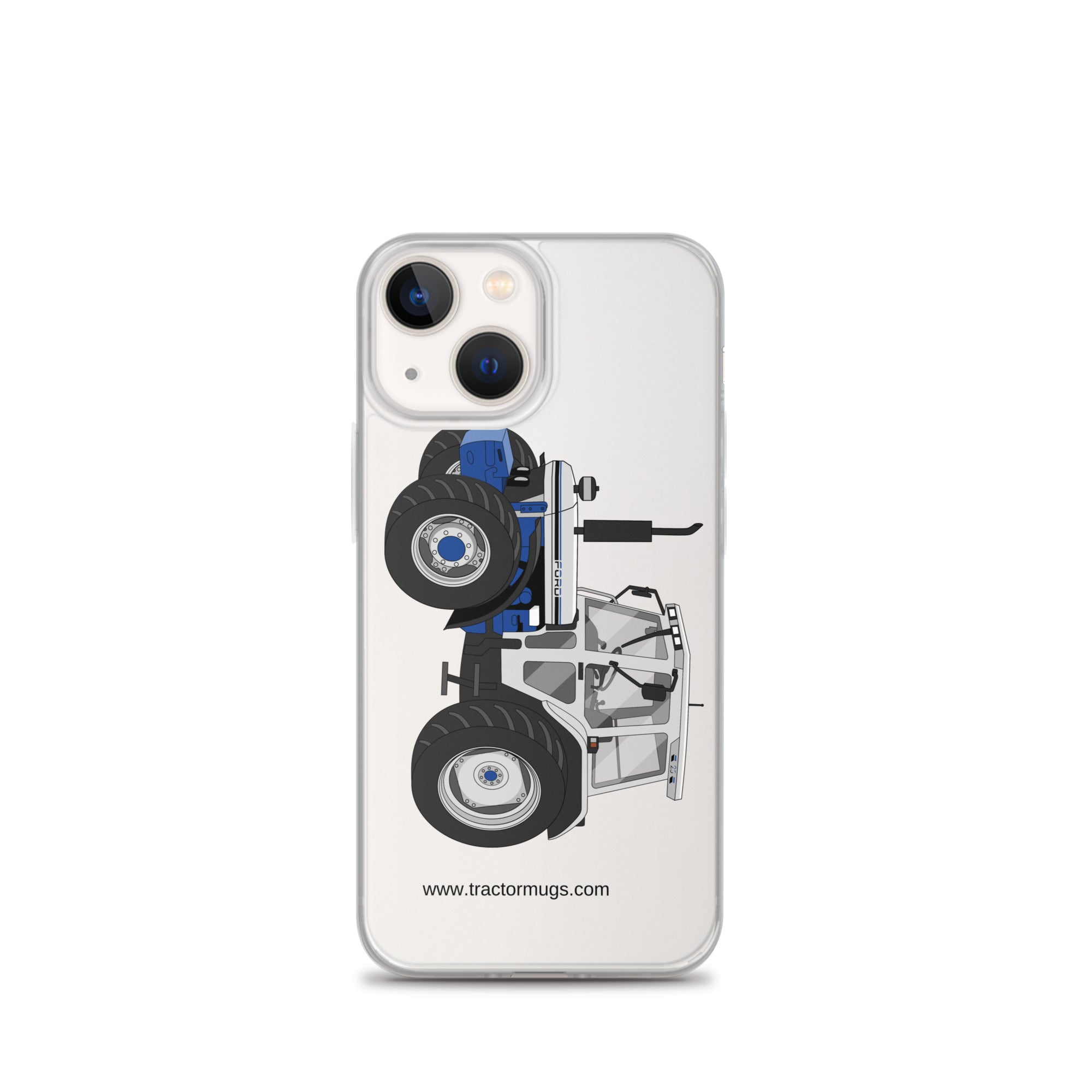 The Tractor Mugs Store Clear Case for iPhone® iPhone 13 mini Jubilee Edition Silver Tractor | Clear Case for iPhone® Quality Farmers Merch