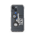 The Tractor Mugs Store Clear Case for iPhone® iPhone 15 Jubilee Edition Silver Tractor | Clear Case for iPhone® Quality Farmers Merch