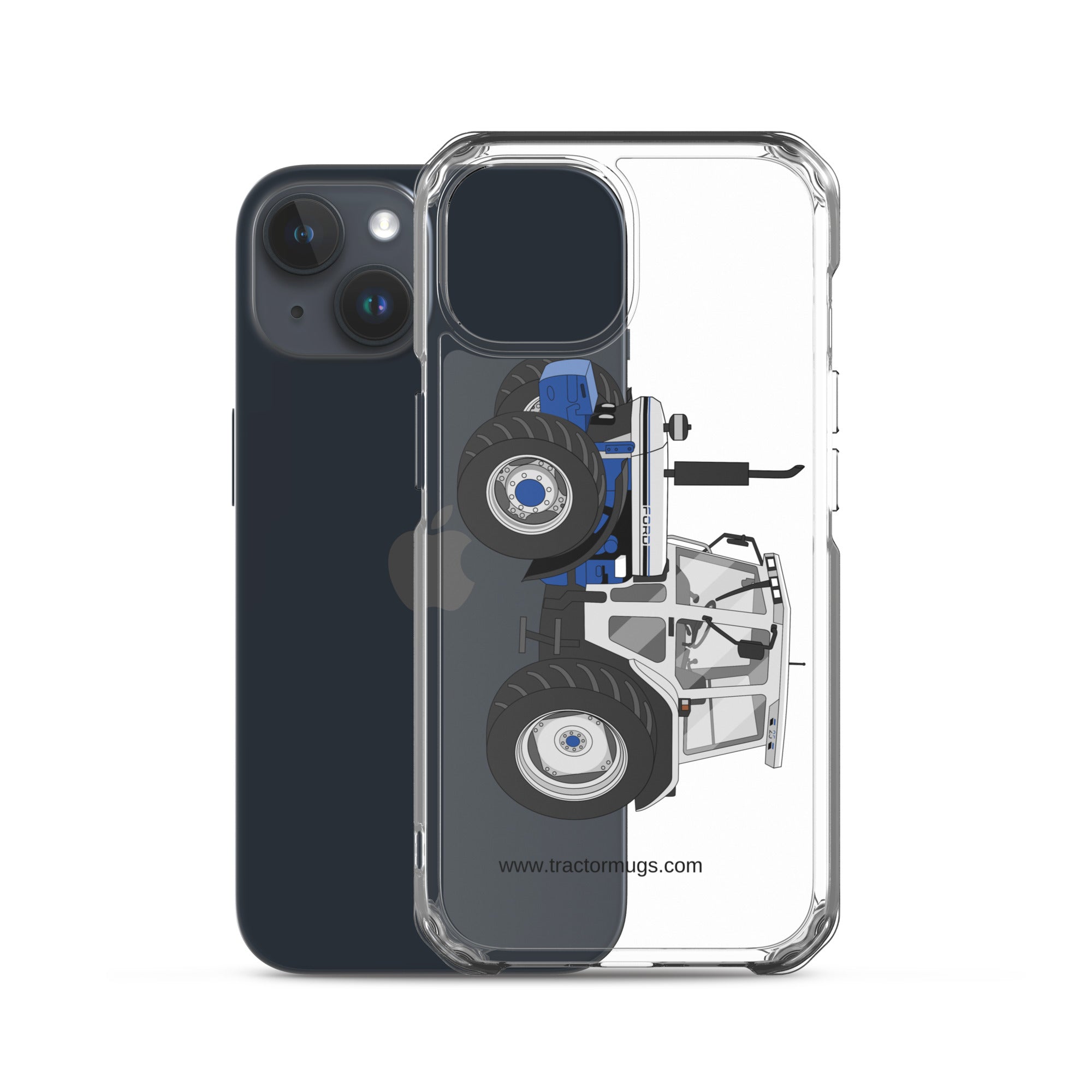 The Tractor Mugs Store Clear Case for iPhone® Jubilee Edition Silver Tractor | Clear Case for iPhone® Quality Farmers Merch