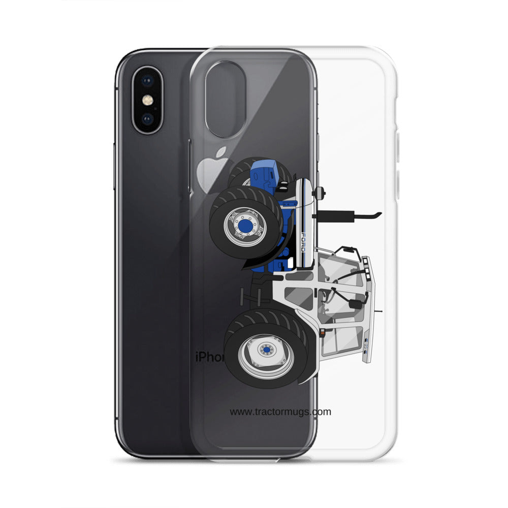 The Tractor Mugs Store Clear Case for iPhone® Jubilee Edition Silver Tractor | Clear Case for iPhone® Quality Farmers Merch