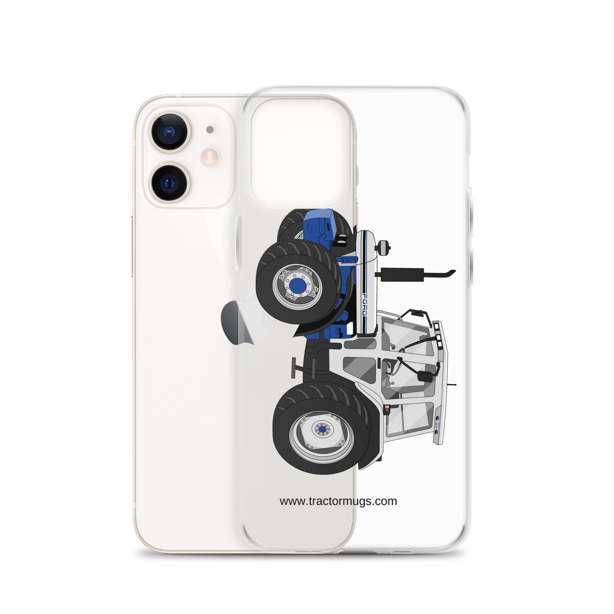 The Tractor Mugs Store Clear Case for iPhone® Jubilee Edition Silver Tractor | Clear Case for iPhone® Quality Farmers Merch
