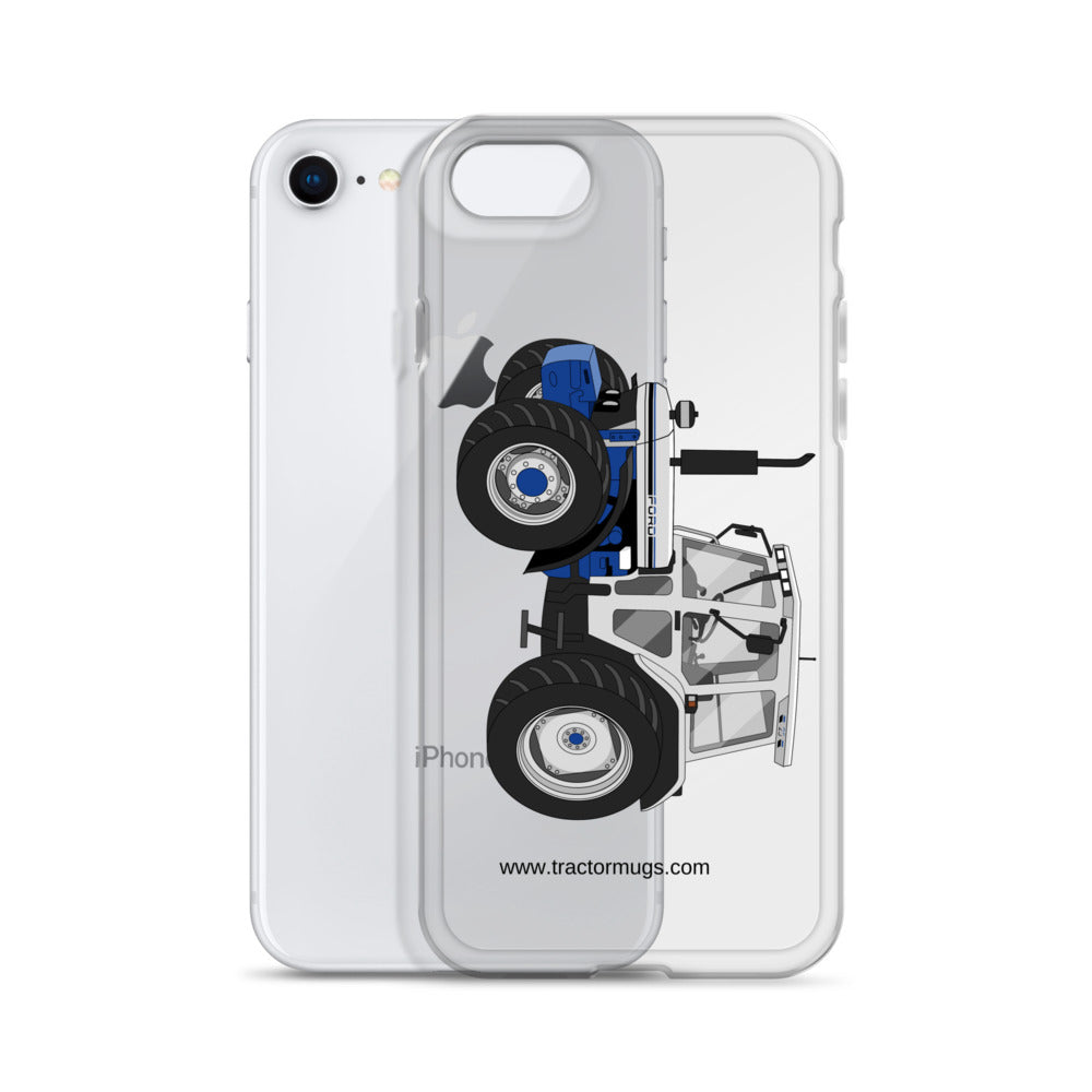 The Tractor Mugs Store Clear Case for iPhone® Jubilee Edition Silver Tractor | Clear Case for iPhone® Quality Farmers Merch