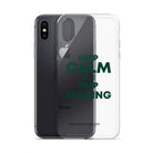 The Tractor Mugs Store Clear Case for iPhone® KEEP CALM and KEEP MILKING | Clear Case for iPhone® Quality Farmers Merch